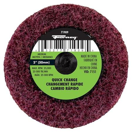 Forney Surface Prep Pad, 2 in Medium Grit 71909